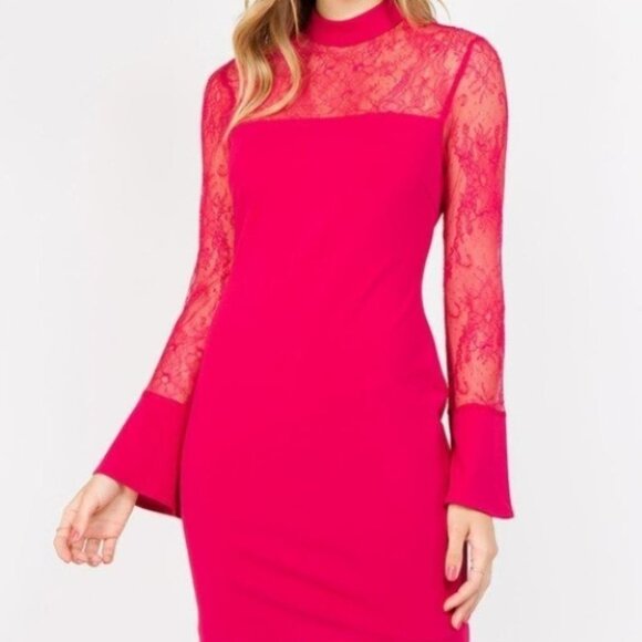 Fuchsia MINI DRESS - Picture 3 of 4